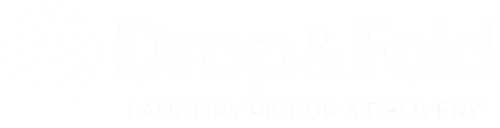 Drop and Fold Laundry Logo