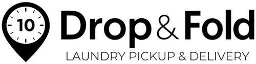 Drop and fold laundry - black logo